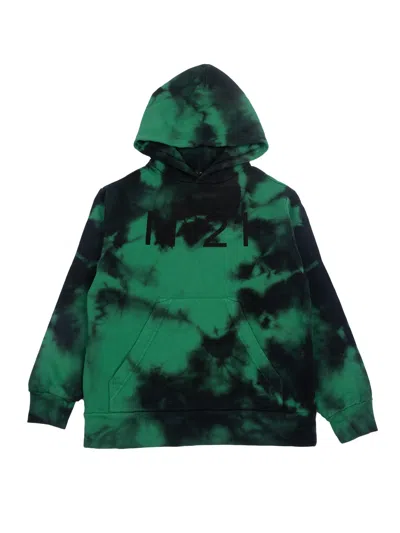 N°21 Kids' Sweaters In Green