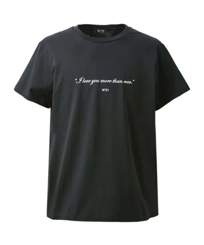 N°21 N21 T Shirt In Black