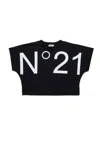 N°21 Logo T-shirt In Black