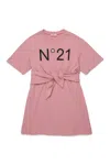 N°21 Knot-detail Casual Dress In Pink