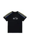 N°21 Logo-patch T-shirt In Blue
