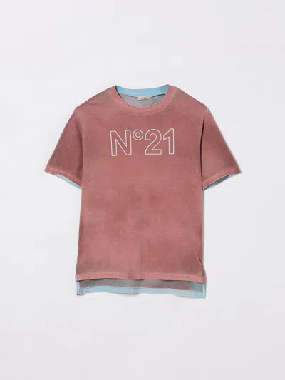N°21 T-shirt N° 21 Kids Color Pink