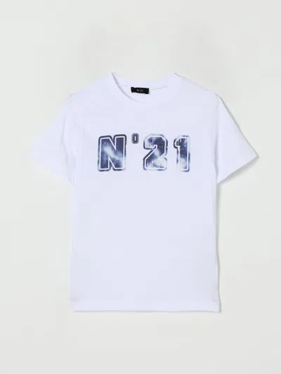 N°21 T-shirt N° 21 Kids Color White