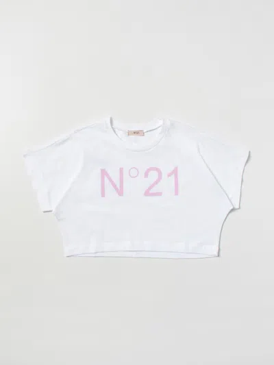 N°21 T-shirt N° 21 Kids Color White