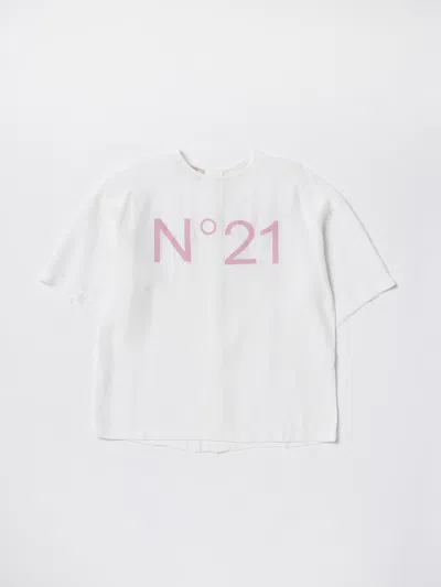 N°21 T-shirt N° 21 Kids Color White