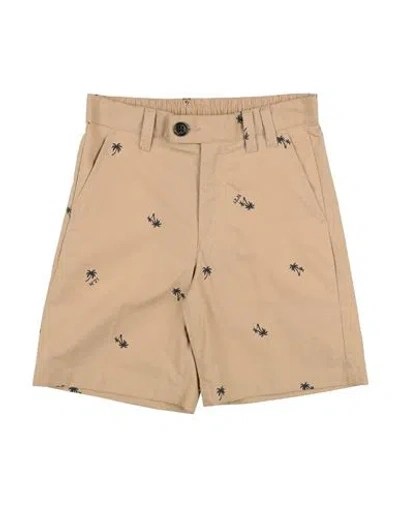 N°21 Babies' Toddler Boy Shorts & Bermuda Shorts Camel Size 6 Cotton In Brown