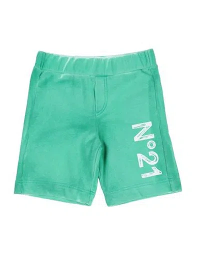 N°21 Babies' Toddler Boy Shorts & Bermuda Shorts Green Size 6 Cotton