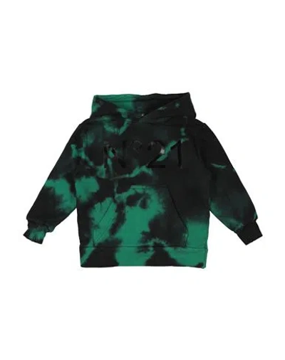 N°21 Babies' Toddler Boy Sweatshirt Green Size 6 Cotton