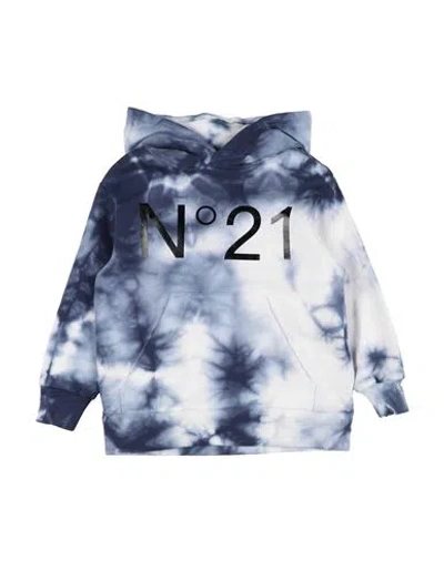 N°21 Babies' Toddler Boy Sweatshirt Navy Size 6 Cotton In Blue