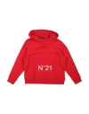 N°21 Babies' Toddler Boy Sweatshirt Red Size 4 Cotton