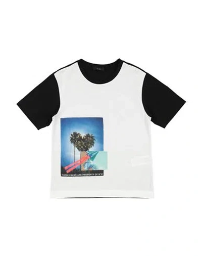 N°21 Babies' Toddler Boy T-shirt Off White Size 6 Cotton In Black