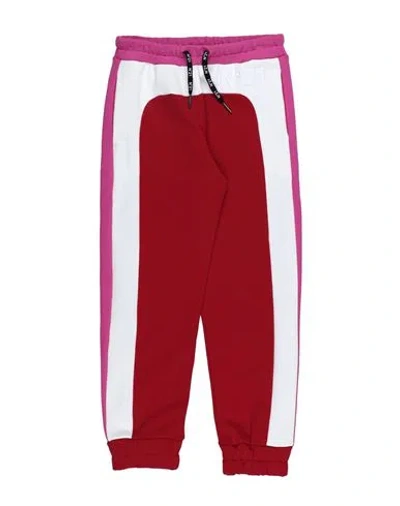 N°21 Babies' Toddler Girl Pants Red Size 4 Cotton, Polyurethane