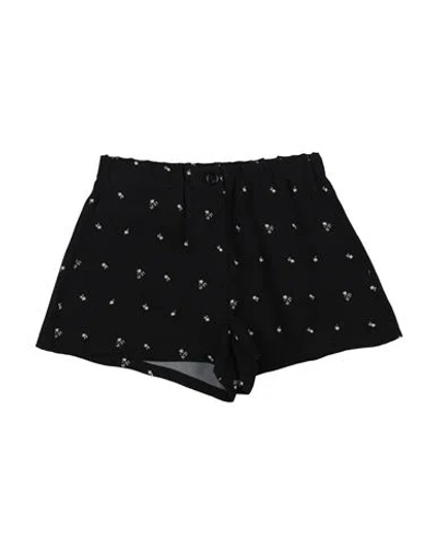 N°21 Babies' Toddler Girl Shorts & Bermuda Shorts Black Size 6 Rayon