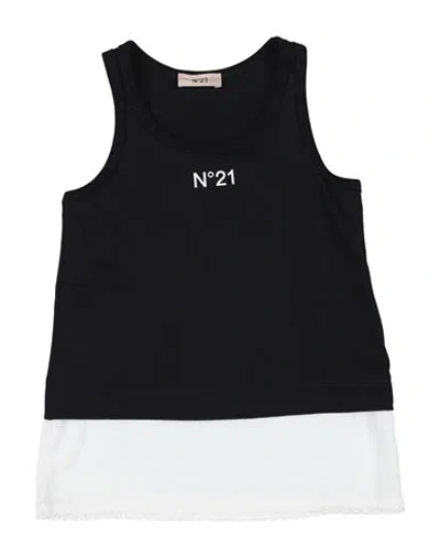 N°21 Babies' Toddler Girl T-shirt Black Size 6 Cotton, Viscose