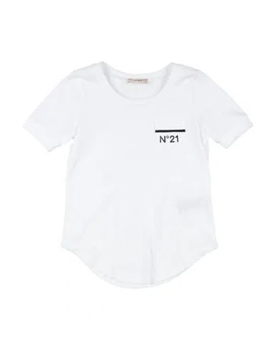 N°21 Babies' Toddler Girl T-shirt White Size 6 Cotton