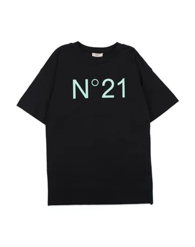 N°21 Babies' Toddler Girl T-shirt Black Size 4 Cotton