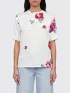N°21 Short-sleeved T-shirt In White