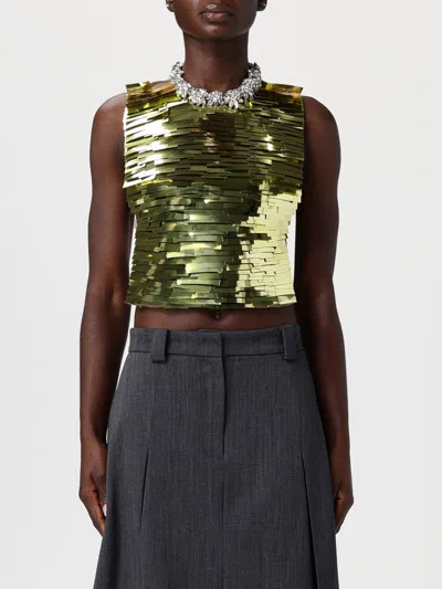 N°21 Top N° 21 Woman Color Yellow In Green