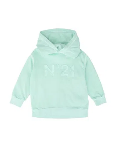 N°21 Tops & Tees - Sweatshirts In Azure - Light Green - Orange - Yellow