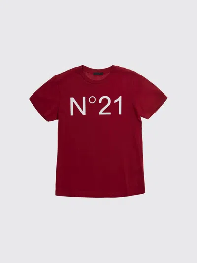 N°21 T-shirt Kids Color Red