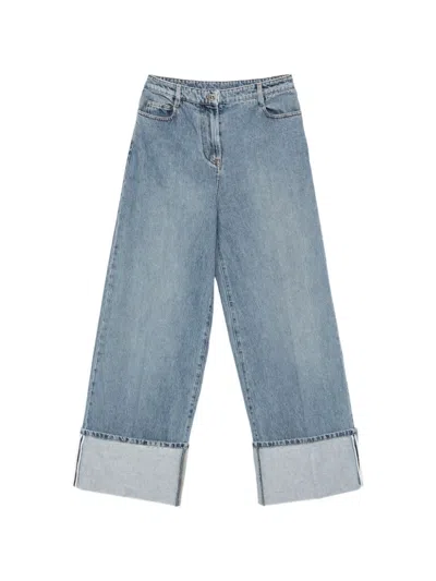 N°21 Turn-up Cuff Jeans In Blue