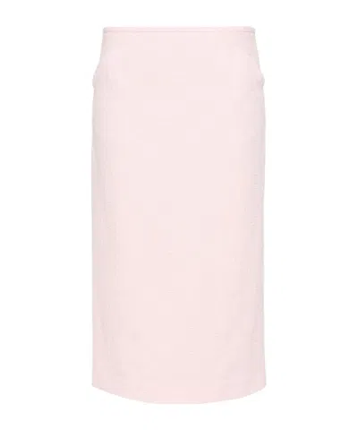 N°21 Tweed Fitted Midi Skirt
