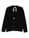 N°21 V-neck Cardigan In Black