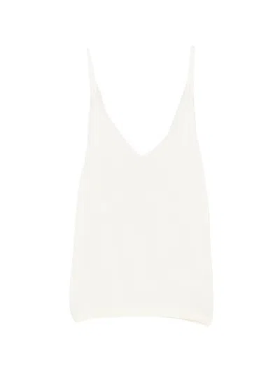 N°21 V-neck Top In White