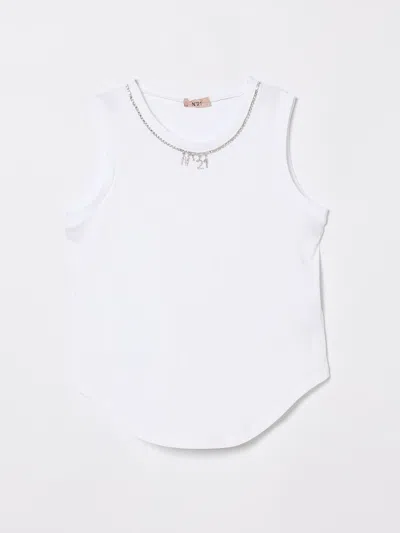 N°21 Vest N° 21 Kids Color White