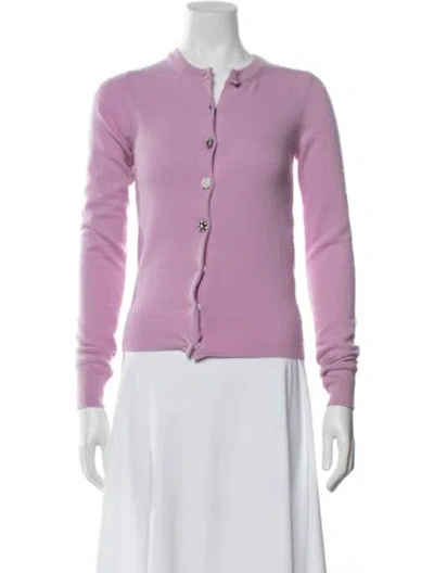 Pre-owned N°21 Virgin Wool Crew Neck Sweater W/ Tags In Purple