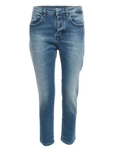 Pre-owned N°21 Whiskering Jeans In Blue