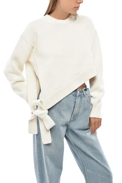 N°21 White Crew Neck Sweater