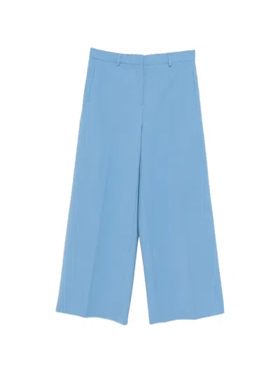 N°21 Wide-leg Trousers In Blue