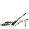N°21 With Heel In Silver
