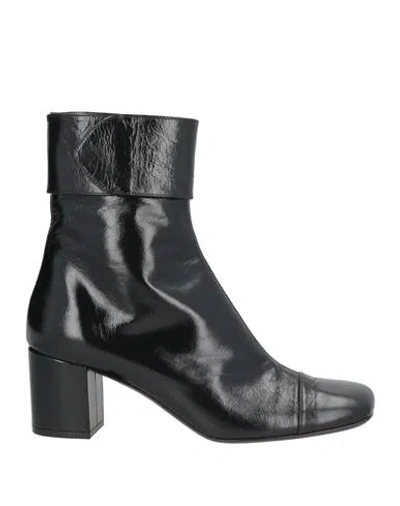 N°21 Woman Ankle Boots Black Size 10 Leather