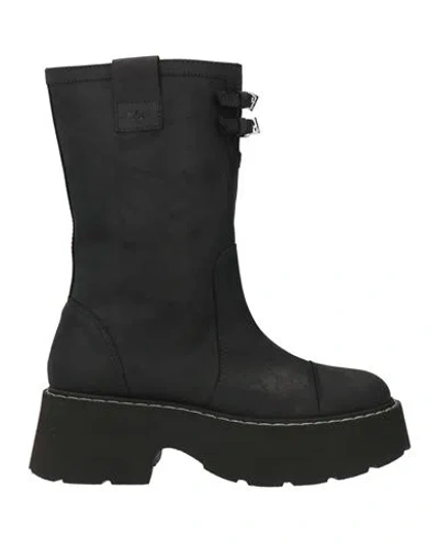 N°21 Woman Ankle Boots Black Size 7 Leather