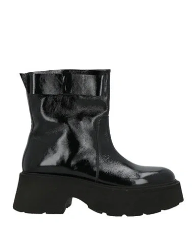 N°21 Woman Ankle Boots Black Size 9 Leather