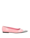 N°21 Woman Ballet Flats Pink Size 8 Soft Leather In Pink