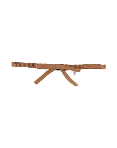 N°21 Woman Belt Brown Size 2 Acetate, Silk