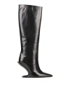 N°21 Woman Boot Black Size 8 Leather In Black