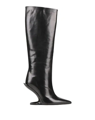 N°21 Woman Boot Black Size 8 Leather