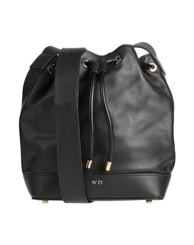 N°21 Woman Cross-body Bag Black Size - Calfskin