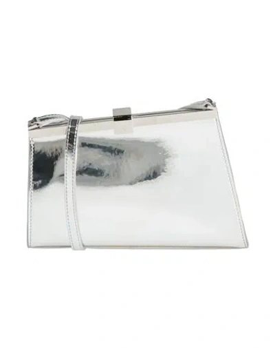 N°21 Woman Cross-body Bag Silver Size - Textile Fibers