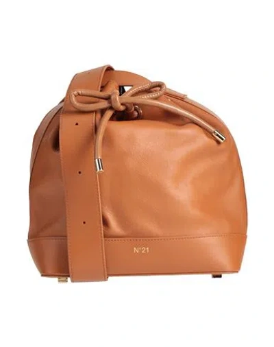 N°21 Woman Cross-body Bag Tan Size - Calfskin In Brown