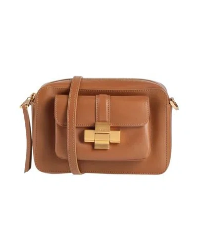 N°21 Woman Cross-body Bag Tan Size - Leather In Purple