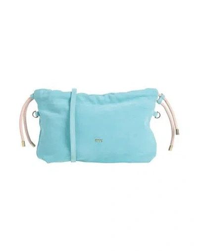 N°21 Woman Cross-body Bag Turquoise Size - Leather In Blue