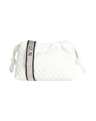 N°21 Woman Cross-body Bag White Size - Textile Fibers