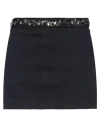 N°21 Woman Denim Skirt Midnight Blue Size 4 Cotton, Elastane In Blue
