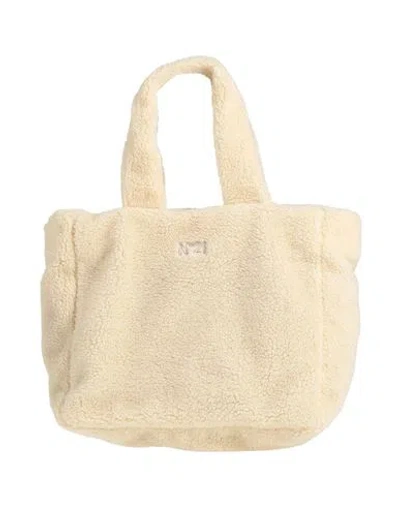 N°21 Woman Handbag Beige Size - Textile Fibers In Sand