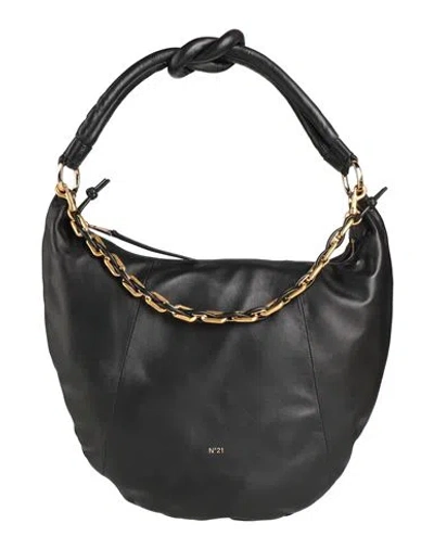 N°21 Woman Handbag Black Size - Leather
